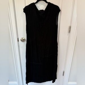 Classic Black Women's Sleeveless Dress